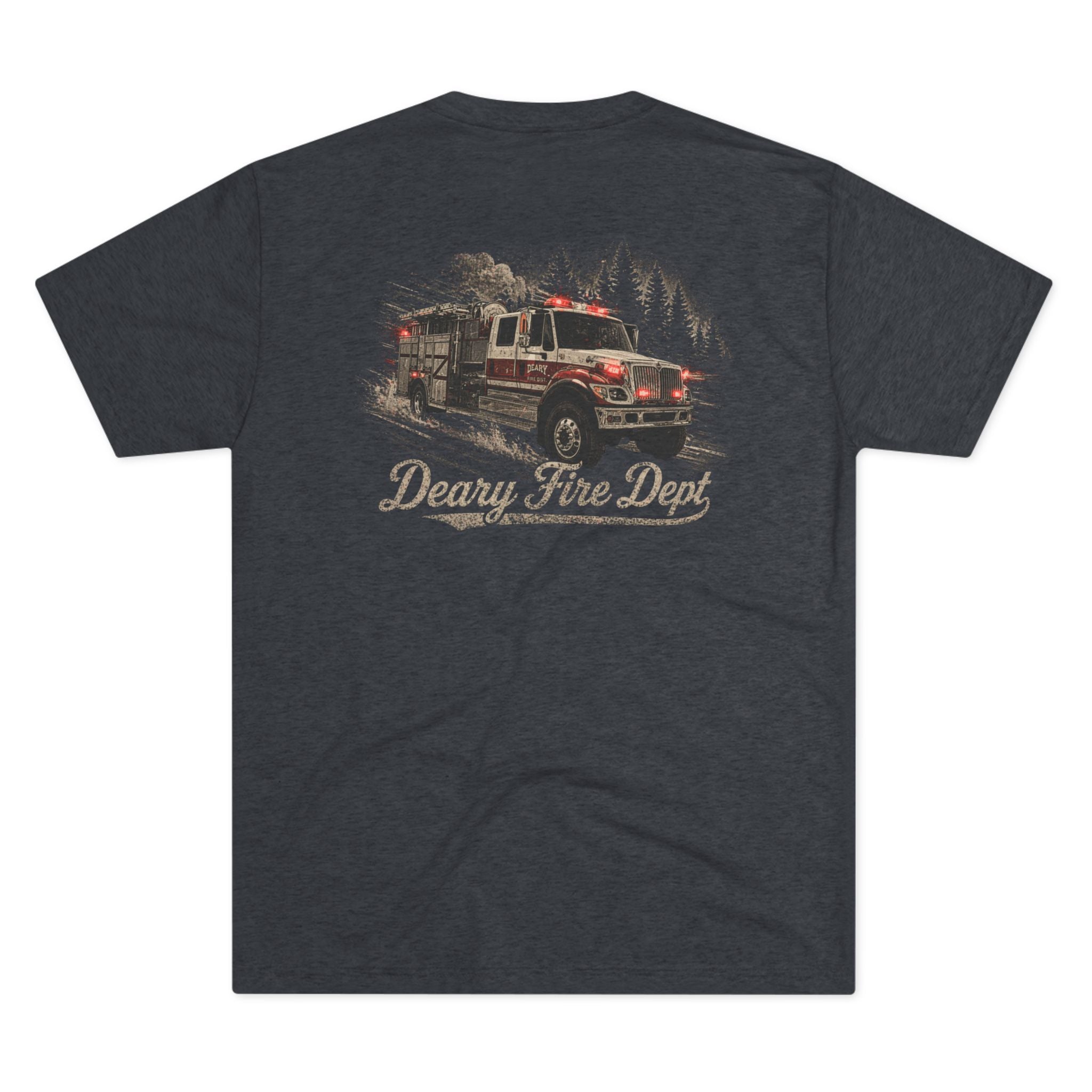 Deary Fire Engine 9 Vintage Tee
